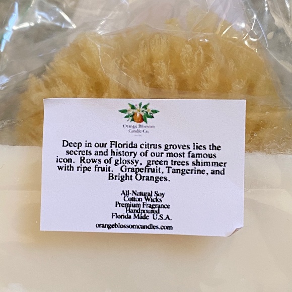 Orange Blossom Candle Co. I Florida Sea Sponge Triple Butter Soap I The Grove - Picture 6 of 13